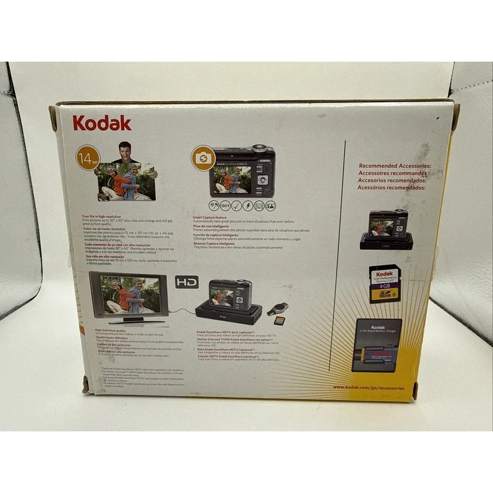 Kodak‎ EasyShare Z1485 IS 14.0MP Digital Camera, Blue BRAND NEW!!